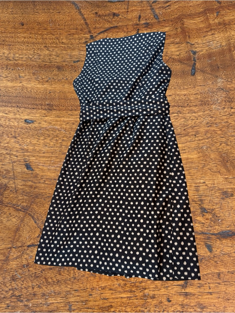Banana Republic Black Polka Dot Mini Dress - Picture 3 of 7